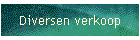 Diversen verkoop